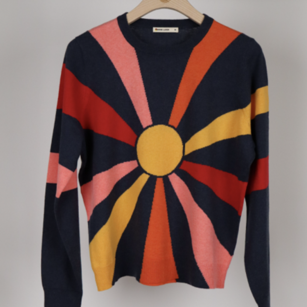 Marine Layer Exploded Sun Icon Sweater