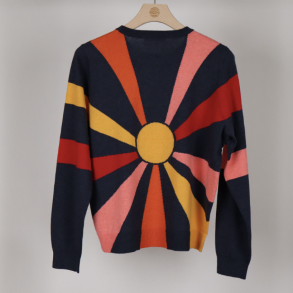 Marine Layer Exploded Sun Icon Sweater