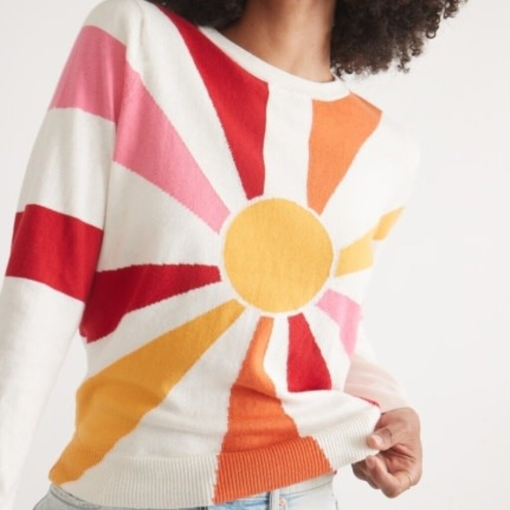 Marine Layer Exploded Sun Icon Sweater