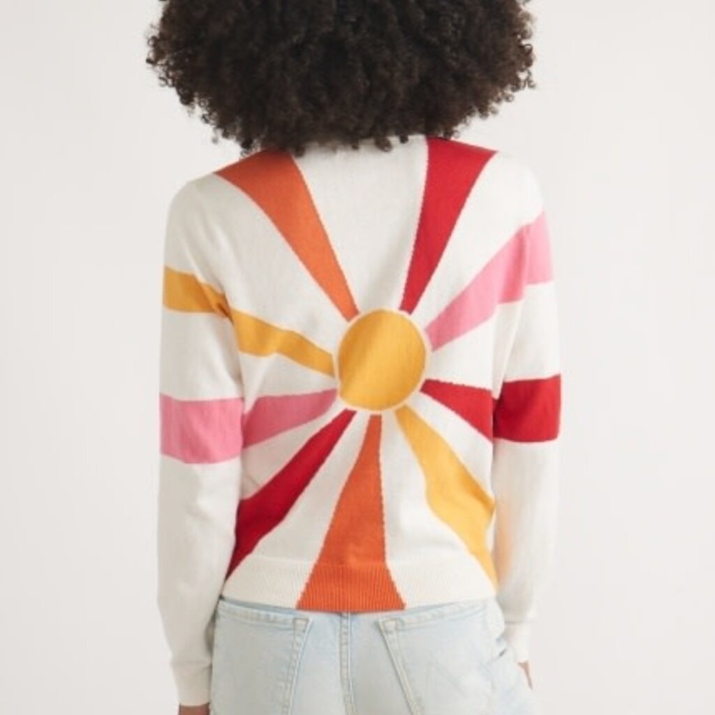 Marine Layer Exploded Sun Icon Sweater