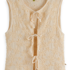 Scotch & Soda - Womenswear Bow closure structured tank