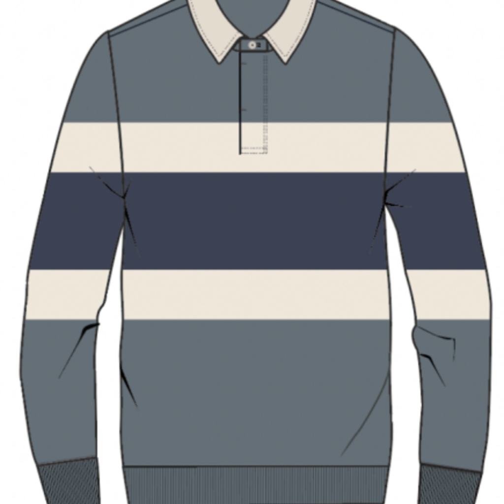 Marine Layer Sueded Rugby Polo
