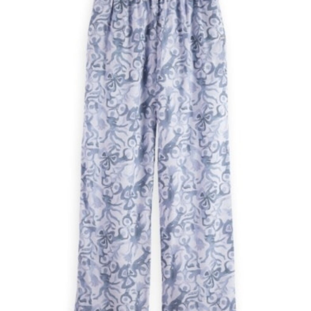 Scotch & Soda - Womenswear Gia Mid-Rise Wide Leg Elastic Trousers