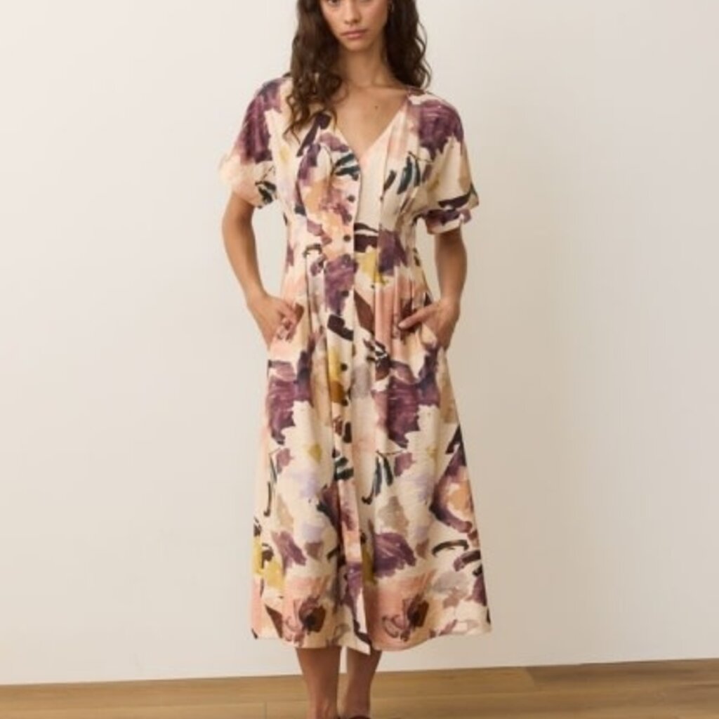 Marine Layer Naomi Midi Dress