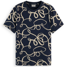 Scotch & Soda - Womenswear All over print regular fit T-s