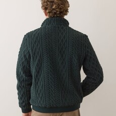 Marine Layer Jacquard Sherpa Full Zip Jacket