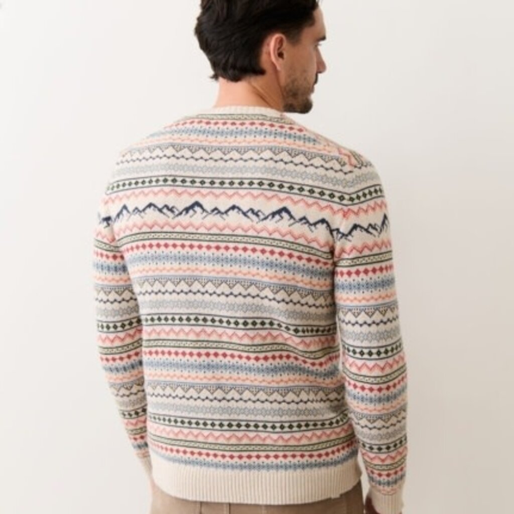 Marine Layer California Fair Isle Crew Sweater