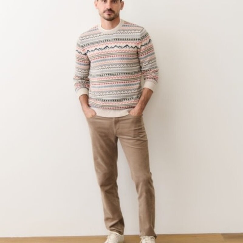 Marine Layer California Fair Isle Crew Sweater