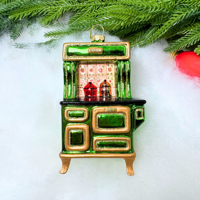 Cody Foster Cozy Cottage Cook Stove Ornament