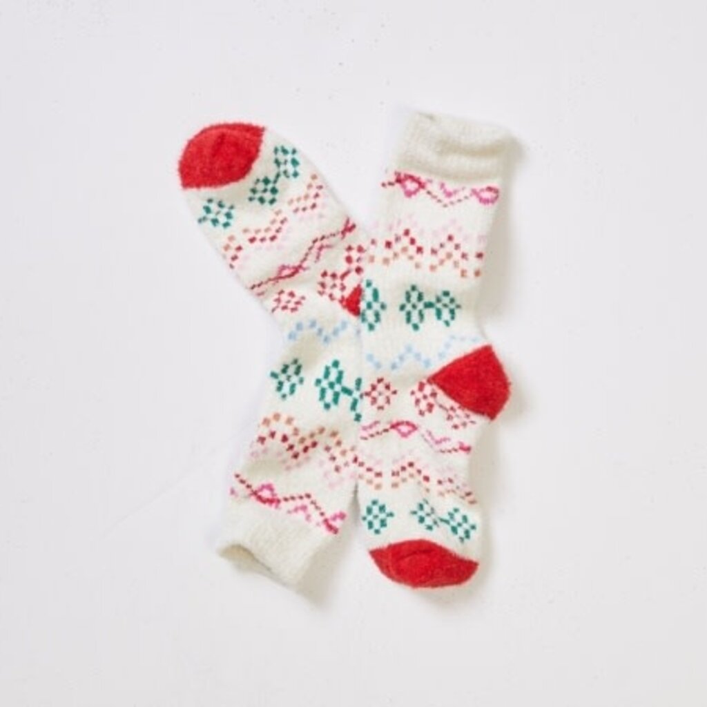 Marine Layer Fuzzy Sock