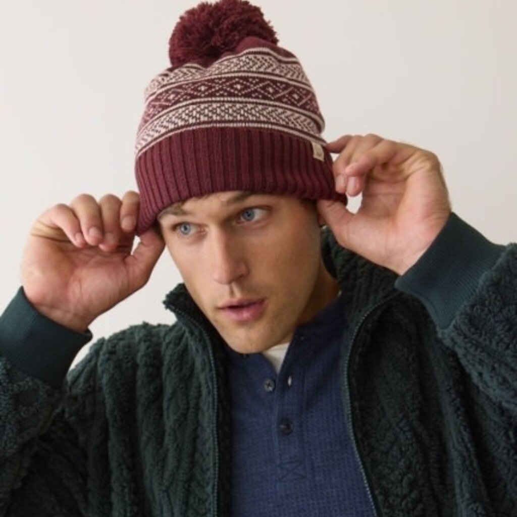 Marine Layer Fair Isle Pom Beanie