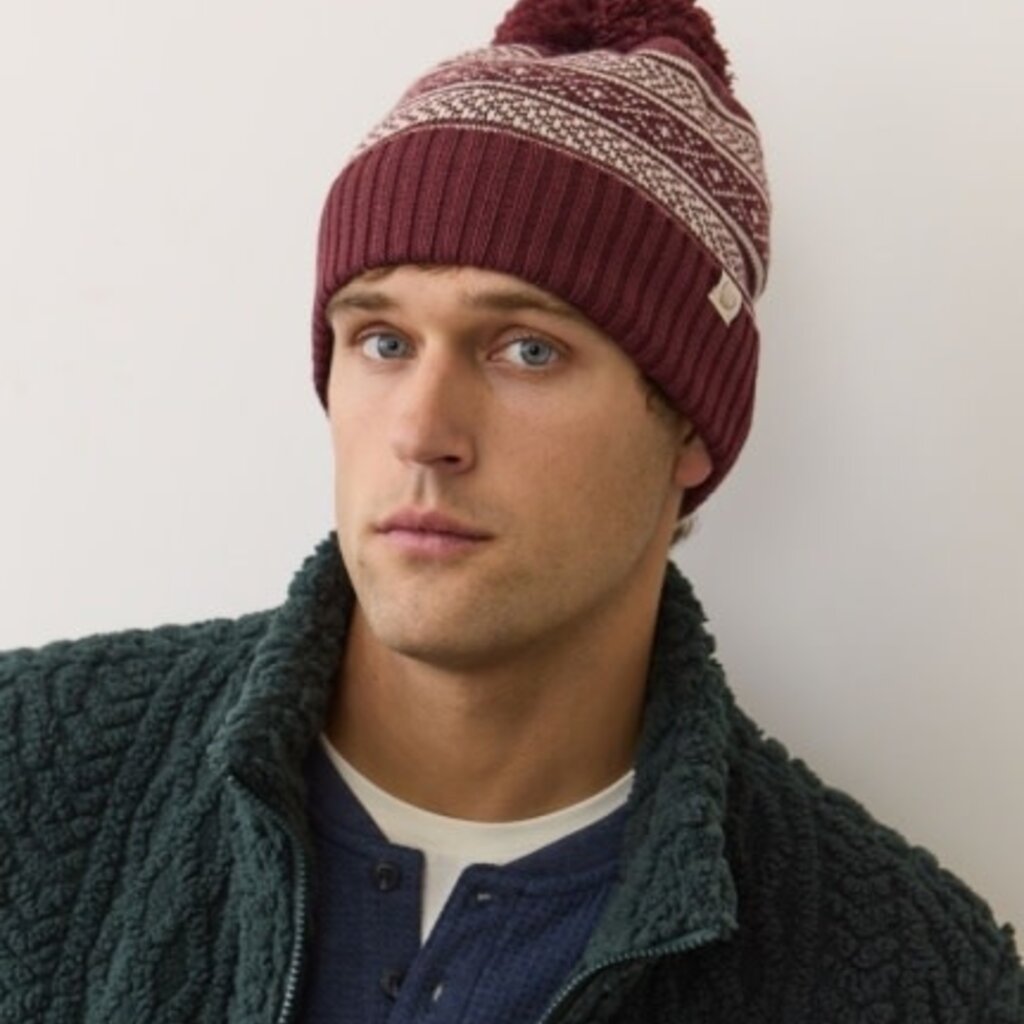 Marine Layer Fair Isle Pom Beanie