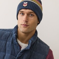 Marine Layer Stripe Pom Beanie