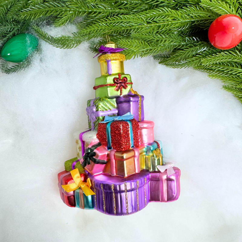 Cody Foster Present Stack Ornament