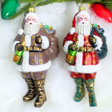 Cody Foster Luxe Santa Ornament