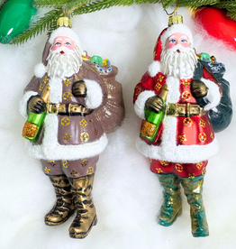 Cody Foster Luxe Santa Ornament