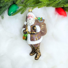 Cody Foster Luxe Santa Ornament
