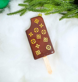 Cody Foster Fashionable Brown Ice Cream Bar Ornament