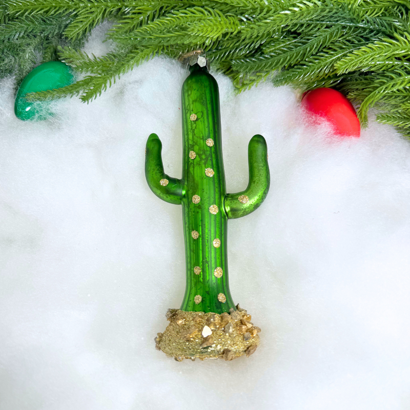 Cody Foster Large Green Cactus Ornament
