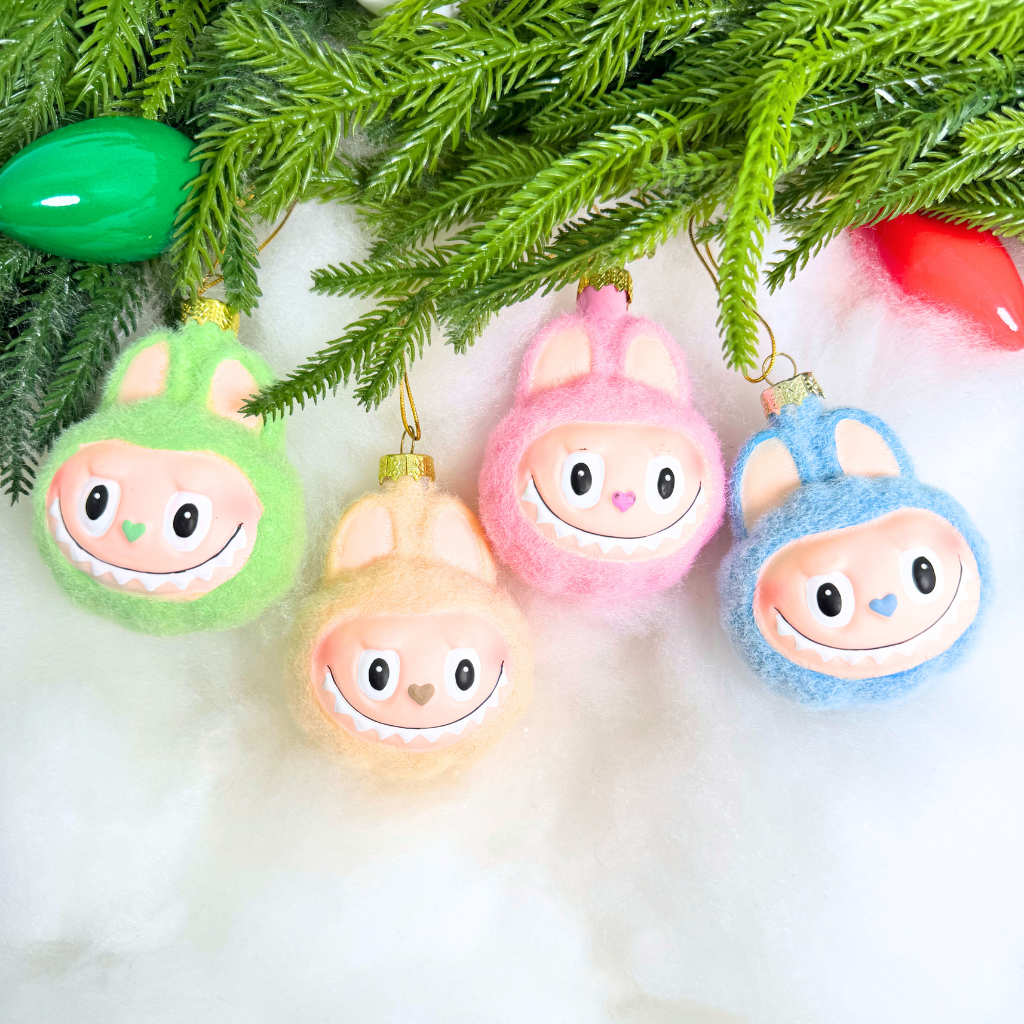 Cody Foster Labubu Fuzzy Monster Face Ornament