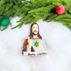 Cody Foster Holy Smokes Glass Ornament