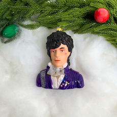 Cody Foster Prince Purple Rain glass ornament
