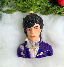 Cody Foster Prince Purple Rain glass ornament