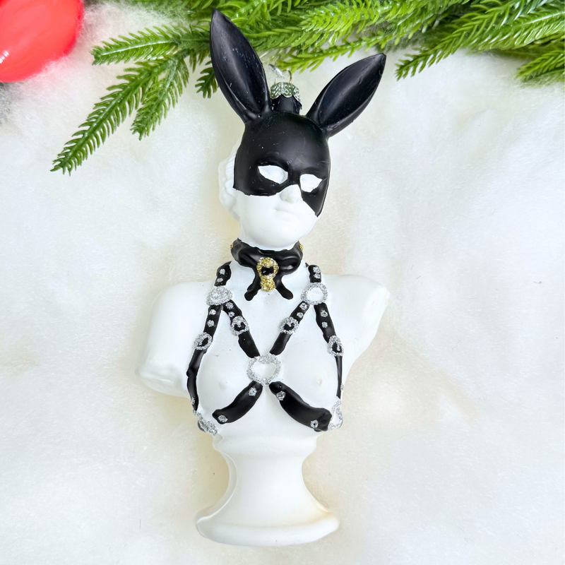 Cody Foster Leather Bunny Goddess Ornament