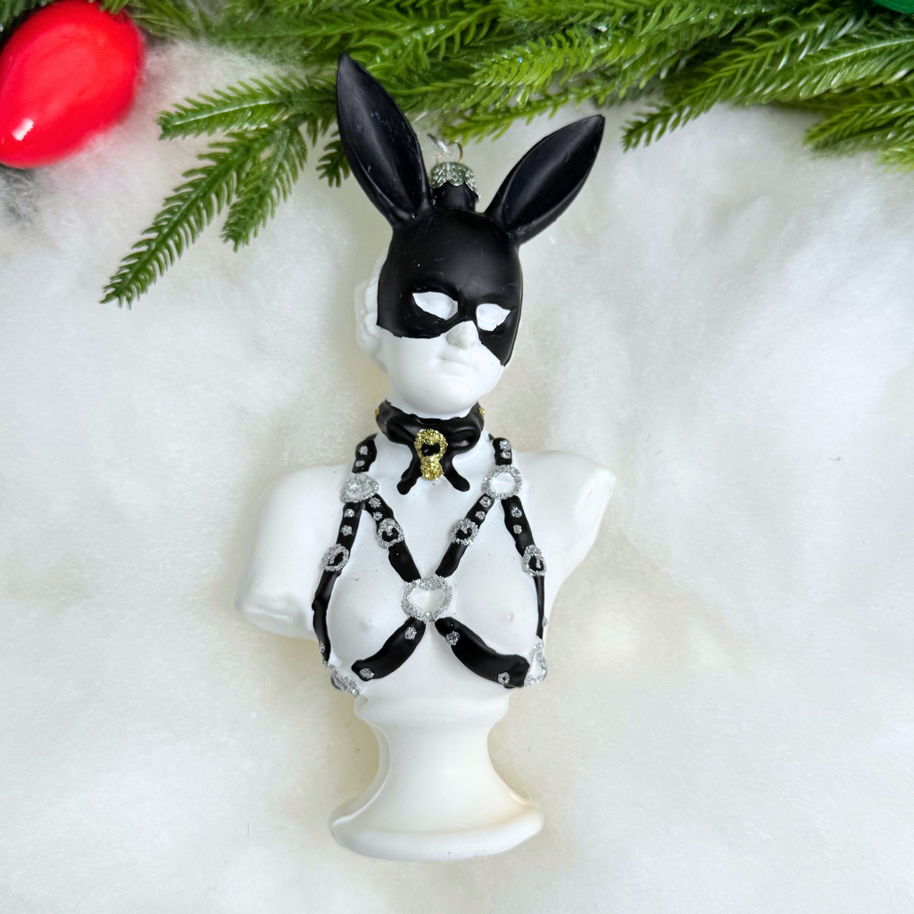 Cody Foster Leather Bunny Goddess Ornament