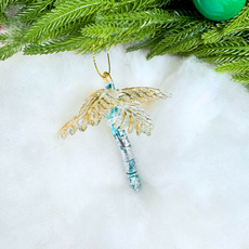 Cody Foster Gilded Gold Palm Tree Ornament