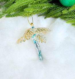 Cody Foster Gilded Gold Palm Tree Ornament