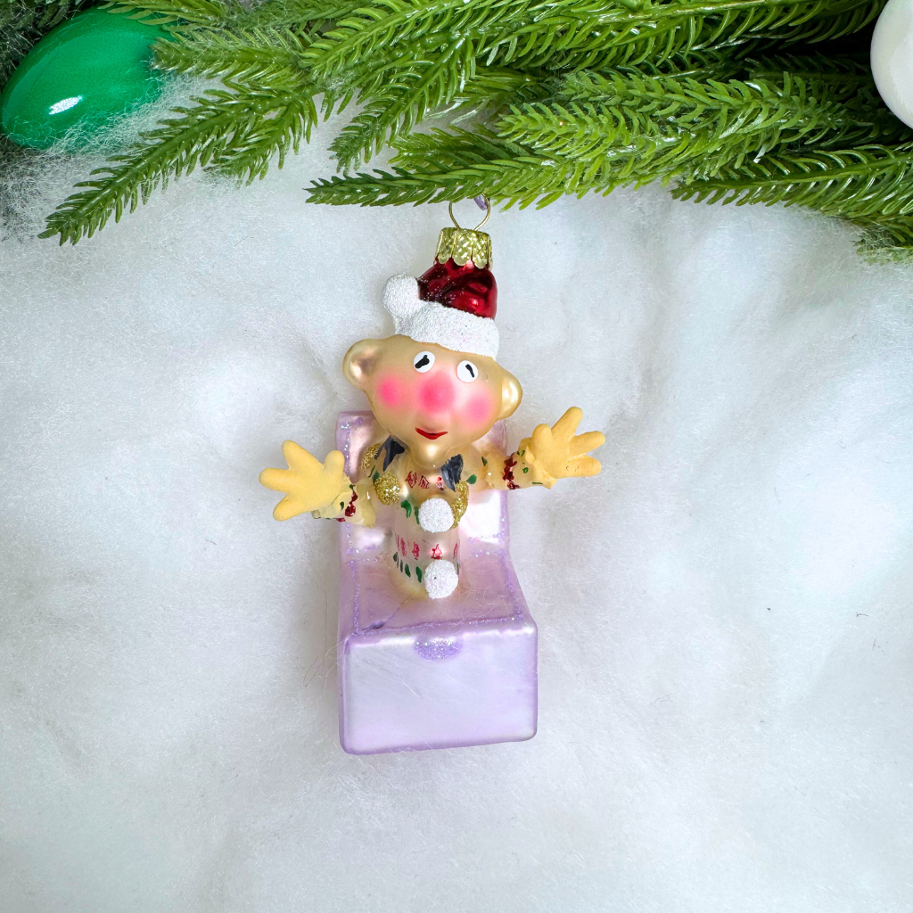 Cody Foster Retro Rudolph Ornament Charlie in the Box