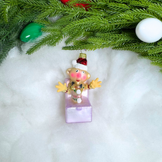 Cody Foster Retro Rudolph Ornament Charlie in the Box