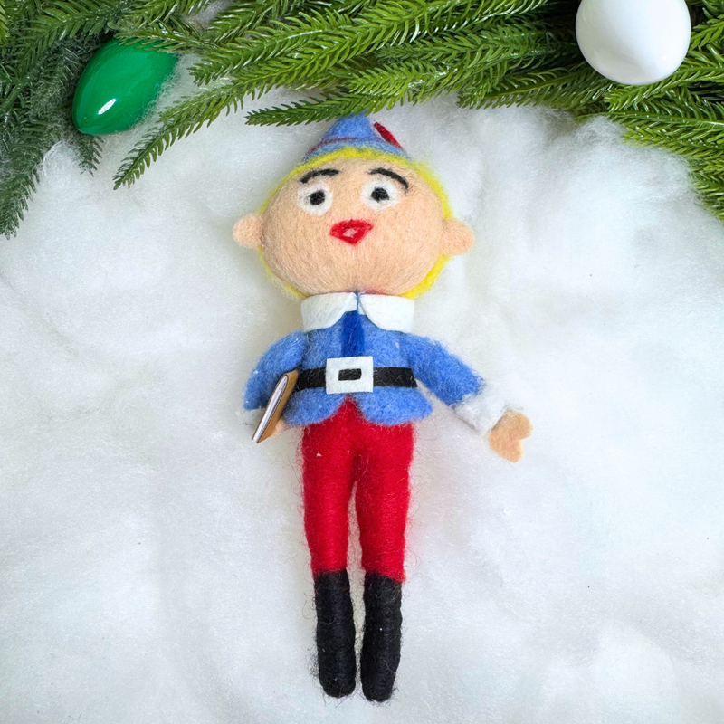 Cody Foster Hermey Felt Fabric Ornament