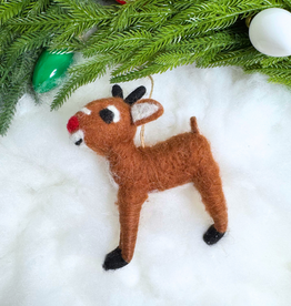 Cody Foster Rudolph Felt Fabric Ornament