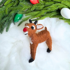 Cody Foster Rudolph Felt Fabric Ornament