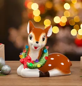 Mr. Christmas 9" Nostalgic Ceramic Figure - Reindeer