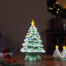 Mr. Christmas 18" Nostalgic Tree - Seafoam