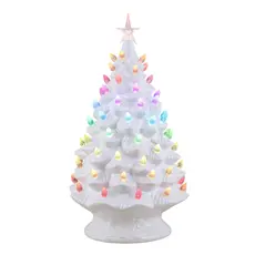 Mr. Christmas 24 in. Nostalgic Ceramic Tree with Rgb Lightshow
