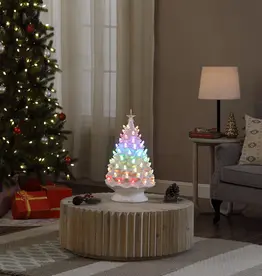 Mr. Christmas 24 in. Nostalgic Ceramic Tree with Rgb Lightshow