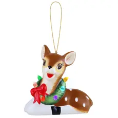 Mr. Christmas 4.5" Nostalgic Ceramic Ornament - Reindeer
