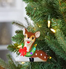 Mr. Christmas 4.5" Nostalgic Ceramic Ornament - Reindeer