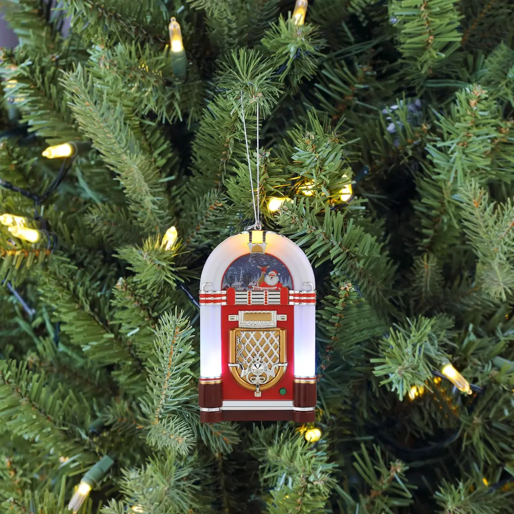 Mr. Christmas Musical Vintage Jukebox Ornament