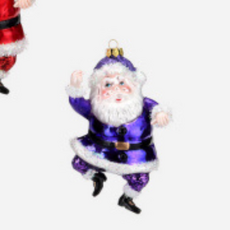 180 Degrees Bright Santa Ornament 6"
