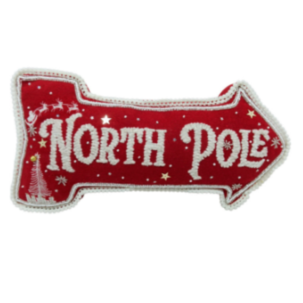 180 Degrees North Pole Pillow 16"