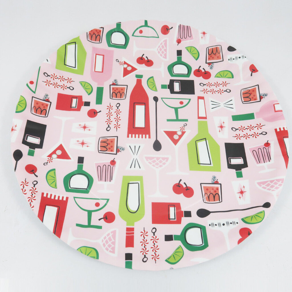 180 Degrees Holiday Cocktail Platter 16"