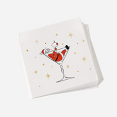 180 Degrees Holiday Cheers Napkin 6.5"