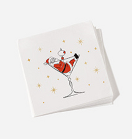 180 Degrees Holiday Cheers Napkin 6.5"