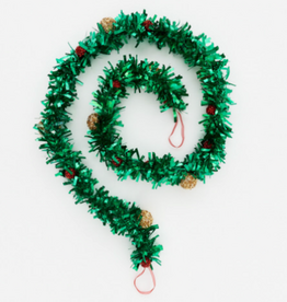 180 Degrees 72" Green Tinsel Garland
