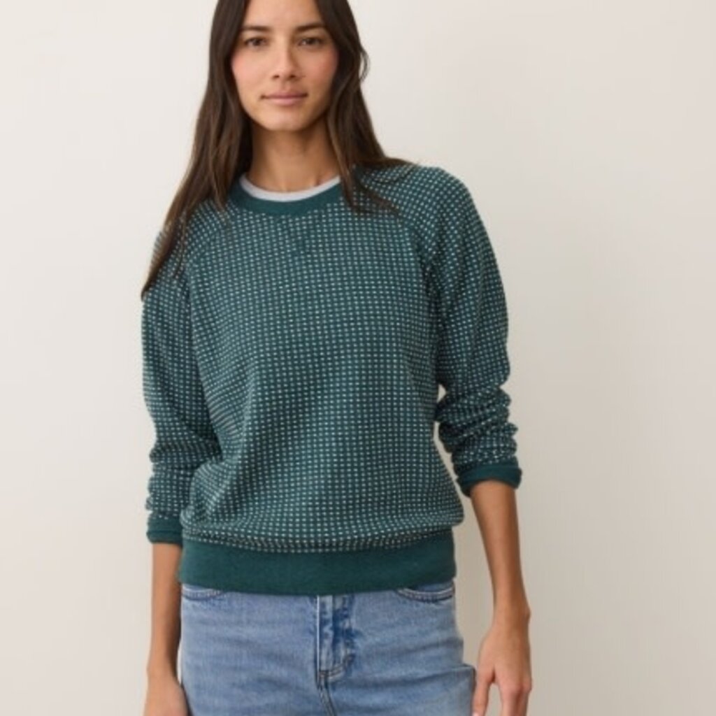 Marine Layer Daisy Textured Raglan